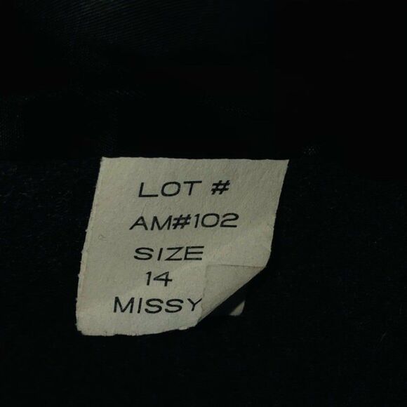 Stephanie Mathews 100% Wool Vintage Womens size 14 missy trench coat - Picture 3 of 10